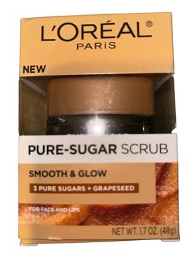 Loreal Pure Sugar Scrub Smooth & Glow 1.7 oz